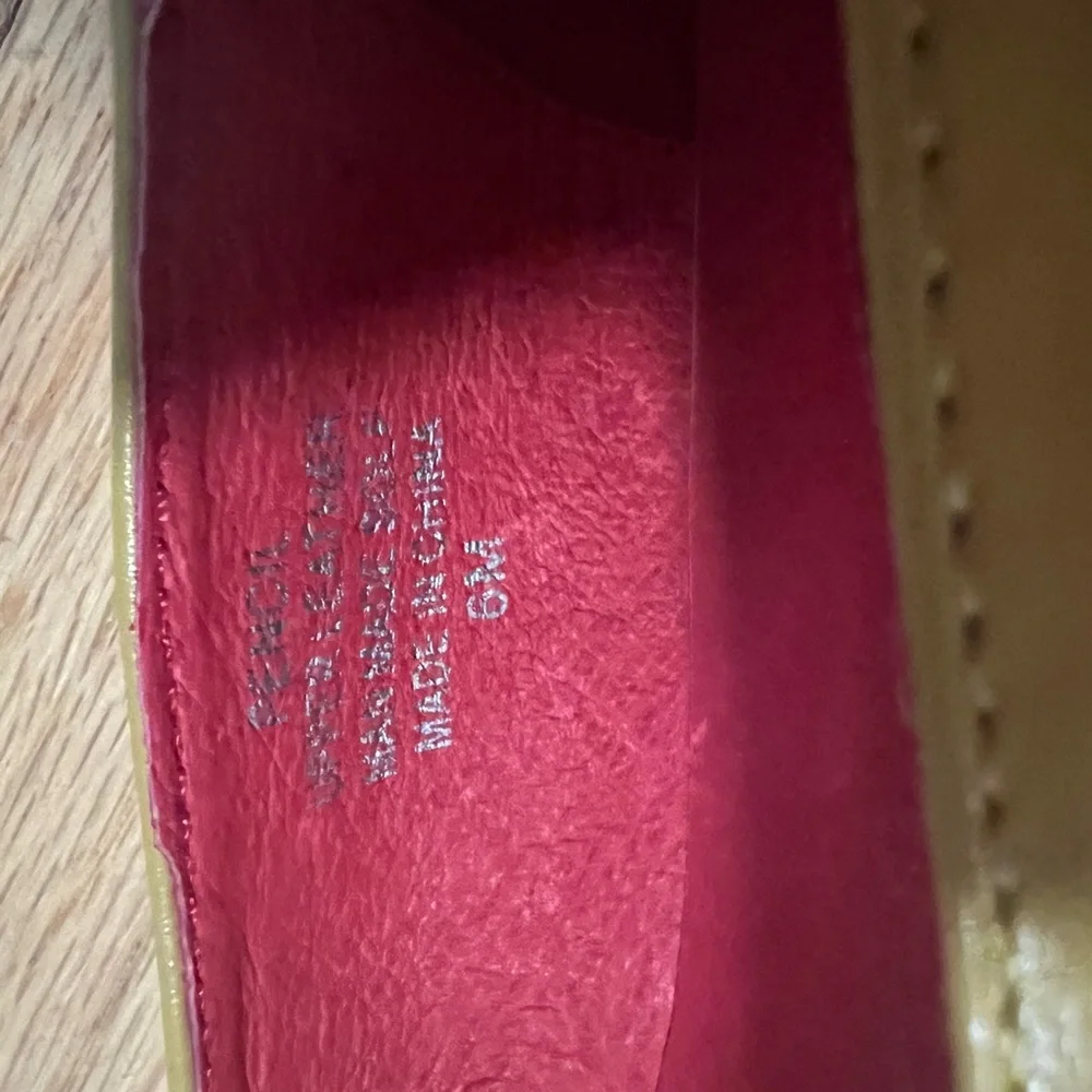 Jeffrey Campbell White and Yellow Pencil Flats Size 6 - Picture 4 of 5